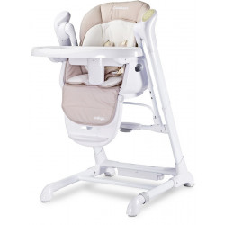 CARETERO Detská jedálenská stolička 2v1 Caretero Indigo beige
