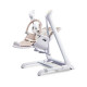 CARETERO Detská jedálenská stolička 2v1 Caretero Indigo beige