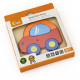 Viga Drevené puzzle pre najmenších Viga Auto
