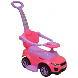 BABY MIX Detské hrajúce vozítko 3v1 Baby Mix ružové