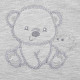 NEW BABY Dojčenská súprava do pôrodnice New Baby For Sweet Bear sivá