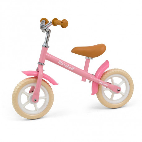 MILLY MALLY Detské odrážadlo bicykel Milly Mally Marshall Pink