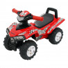BABY MIX Detské odrážadlo so zvukom Štvorkolka Baby Mix red