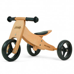 MILLY MALLY Detské multifunkčné odrážadlo bicykel 2v1 Milly Mally JAKE Natural