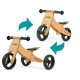 MILLY MALLY Detské multifunkčné odrážadlo bicykel 2v1 Milly Mally JAKE Natural