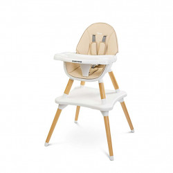 CARETERO Jedálenská stolička CARETERO TUVA beige