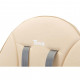 CARETERO Jedálenská stolička CARETERO TUVA beige
