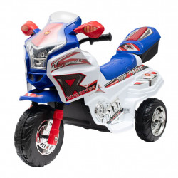 BABY MIX Detská elektrická motorka Baby Mix RACER biela
