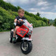 BABY MIX Detská elektrická motorka Baby Mix RACER biela