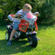 BABY MIX Detská elektrická motorka Baby Mix RACER biela