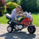 BABY MIX Detská elektrická motorka Baby Mix RACER biela