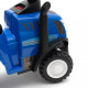 BABY MIX Detské odrážadlo traktor s vlečkou a náradim Baby Mix New Holland modrý