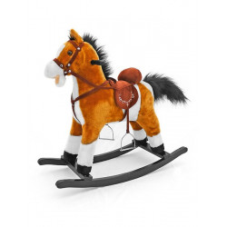 MILLY MALLY Hojdací koník Milly Mally Mustang svetlo hnedý