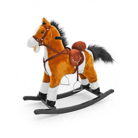 MILLY MALLY Hojdací koník Milly Mally Mustang svetlo hnedý