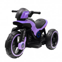 BABY MIX Detská elektrická motorka Baby Mix POLICE fialová