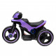 BABY MIX Detská elektrická motorka Baby Mix POLICE fialová