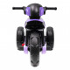 BABY MIX Detská elektrická motorka Baby Mix POLICE fialová