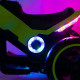 BABY MIX Detská elektrická motorka Baby Mix POLICE fialová
