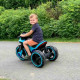 BABY MIX Detská elektrická motorka Baby Mix POLICE fialová