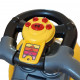 BABY MIX Detské odrážadlo s vodiacou tyčou 3v1 Baby Mix Mega Car modré