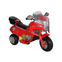 BABY MIX Detská elektrická motorka Baby Mix POLICE červená