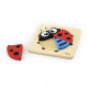 Viga Drevené puzzle pre najmenších Viga Lienka