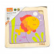 Viga Drevené puzzle pre najmenších Viga 4 ks Rybka