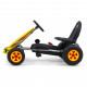 MILLY MALLY Detská šliapacia motokára Go-kart Milly Mally Viper žltá