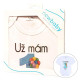 NEW BABY Body s potlačou New Baby Už mám 1 rok modré - darčekové balenie