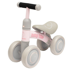 BABY MIX Detské odrážadlo Baby Mix Baby Bike Fruit pink