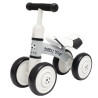 BABY MIX Detské odrážadlo Baby Mix Baby Bike Čierna biela football