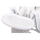 CARETERO Detská jedálenská stolička 2v1 Caretero Indigo light grey