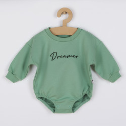 KOALA Dojčenské teplákové body baggy Koala Dreamer zelená