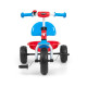 MILLY MALLY Detská trojkolka Milly Mally Boby TURBO Cool Red