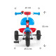 MILLY MALLY Detská trojkolka Milly Mally Boby TURBO Cool Red