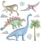 BAYO Samolepka na stenu Dino II