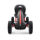 MILLY MALLY Detská šliapacia motokára Go-kart Milly Mally Abarth černá