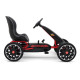MILLY MALLY Detská šliapacia motokára Go-kart Milly Mally Abarth černá