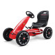 MILLY MALLY Detská šliapacia motokára Go-kart Milly Mally Abarth červená