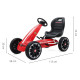MILLY MALLY Detská šliapacia motokára Go-kart Milly Mally Abarth červená