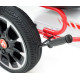 MILLY MALLY Detská šliapacia motokára Go-kart Milly Mally Abarth červená