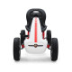 MILLY MALLY Detská šliapacia motokára Go-kart Milly Mally Abarth biela