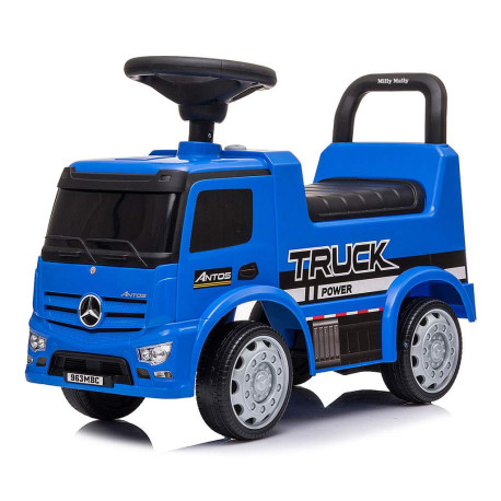 MILLY MALLY Detské odrážadlo so zvukom Mercedes Milly Mally ANTOS modré