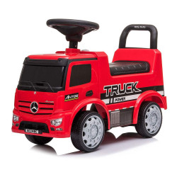 MILLY MALLY Detské odrážadlo so zvukom Mercedes Milly Mally ANTOS červené