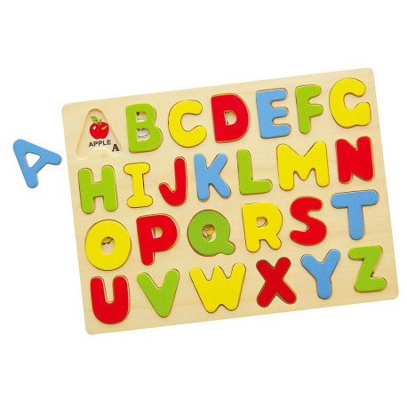 Viga Detské vkladacie puzzle  Viga  Abeceda