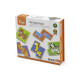 Viga Drevené puzzle Viga Zvieratka 36ks
