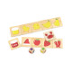 Viga Drevené puzzle Farby Viga