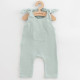 NEW BABY Dojčenské mušelínové zahradníčky New Baby Soft dress mätová