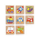 Viga Detské drevené magnetické puzzle Viga