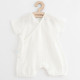 NEW BABY Letný dojčenský mušelínový overal New Baby Soft dress béžový